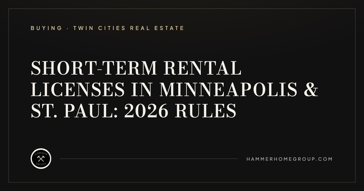 Minneapolis duplex investment property subject to short-term rental licensing rules